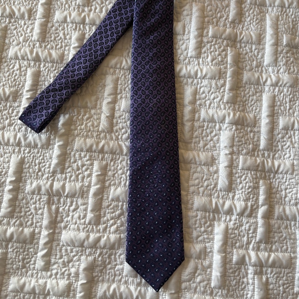 Charles Tyrwhitt Silk Men's Neck Tie, Purple Paisley